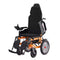 Premium Lightweight Electric Full Reclining Motorized Foldable Wheelchair (SAK91516) Saksby - Front Left Corner View