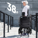 Pride Premium Lightweight Foldable All-Terrain Electric Wheelchair, 300LBS [FDA & Airline Approved] (SAK18673)