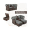 Premium Outdoor 2-Seater Patio Daybed With Foldable Awning, Cushions, And Rattan Frame (SAK90233) - Saksby Wholesale - Set Package
