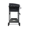 Premium Outdoor 4-Burner Propane BBQ Grill With Foldable Side Tables, Hanging Basket, And Cooking Grids (SAK53213) - Saksby Wholesale - Side View White Background