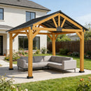 [09X11FT] Premium Outdoor Hardtop Patio Backyard Gazebo (SAK86341) - Saksby Wholesale - Product Preview