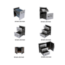 Premium Outdoor Kitchen With 32 Inch 60000 BTU Built-In Stainless Steel LPG Gas Grill, Door And Drawer Combo And Stainless Steel Ice Box (SAK98661) - Saksby Wholesale - Drawer Dimensions