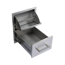 Premium Outdoor Kitchen With 32 Inch 60000 BTU Built-In Stainless Steel LPG Gas Grill, Door And Drawer Combo And Stainless Steel Ice Box (SAK98661) - Saksby Wholesale - One Drawer Only