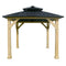 [10x10FT] Premium Outdoor Patio Hardtop Gazebo W/ Double Steel Roof (SAK01291) - Saksby Wholesale - Full View