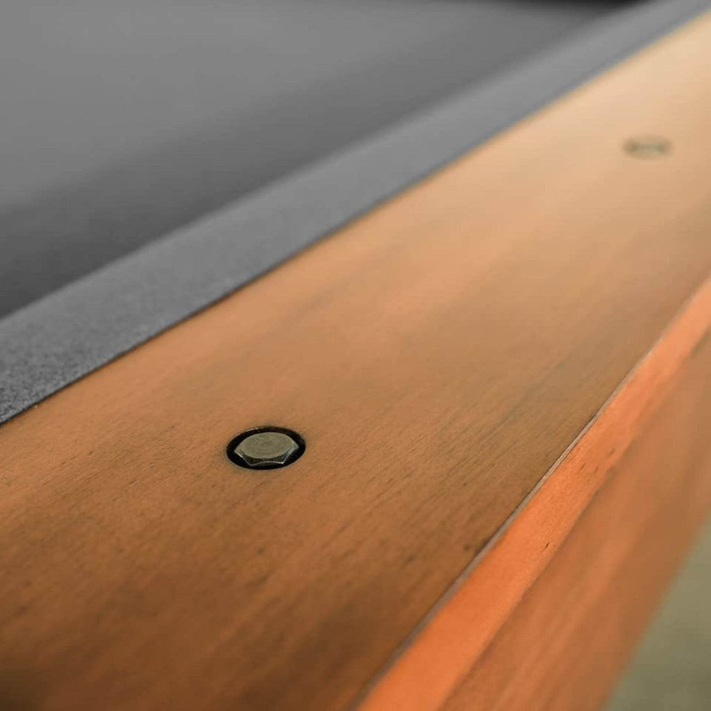 8FT Premium Professional Presli Slate Native Acacia Solid Wood Billiard Pool Table (SAK90428) - Saksby Wholesale - Wood Design View
