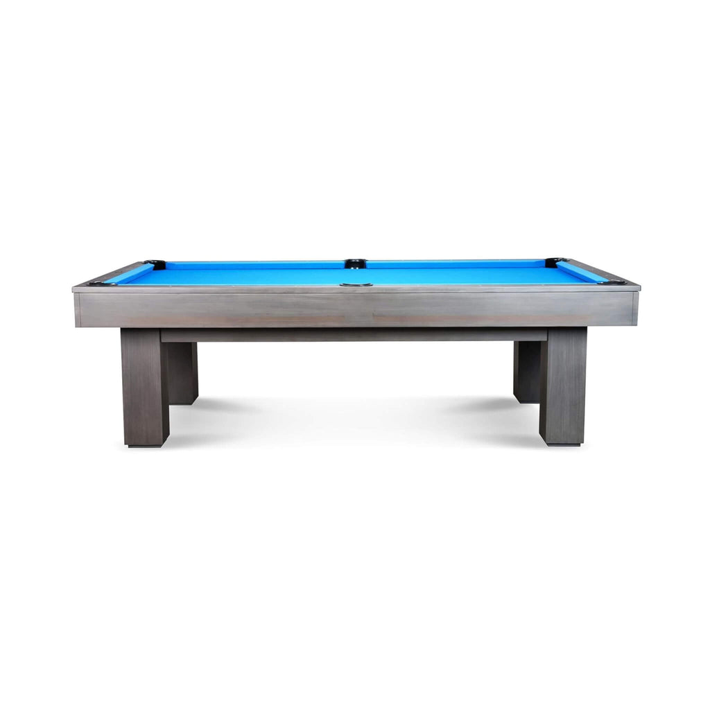 8FT Premium Professional Regal Slate Modern Graphite Solid Wood Billiard Pool Table (SAK64029) - Saksby Wholesale - Front View