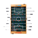 Premium 54-Inch Professional Wooden Foosball Table With Adjustable Leg Levelers (SAK95481) - Saksby Wholesale - Top View