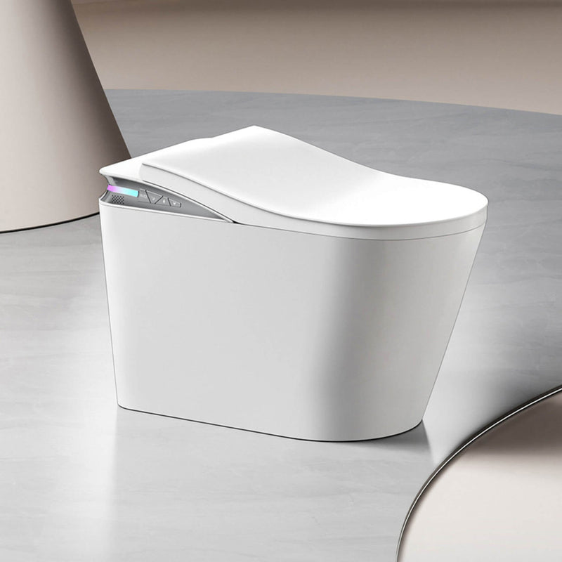 Premium Smart Auto Flush Toilet With Foot Sensor, Remote, Heated Seat And Night Light (SAK56378) - Saksby Wholesale - Lifestyle