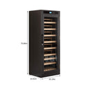 Premium Smart Temperature-Controlled Multi-Tier Wine Cabinet For Home And Bar (SAK46361) - Saksby Wholesale - Dimensions
