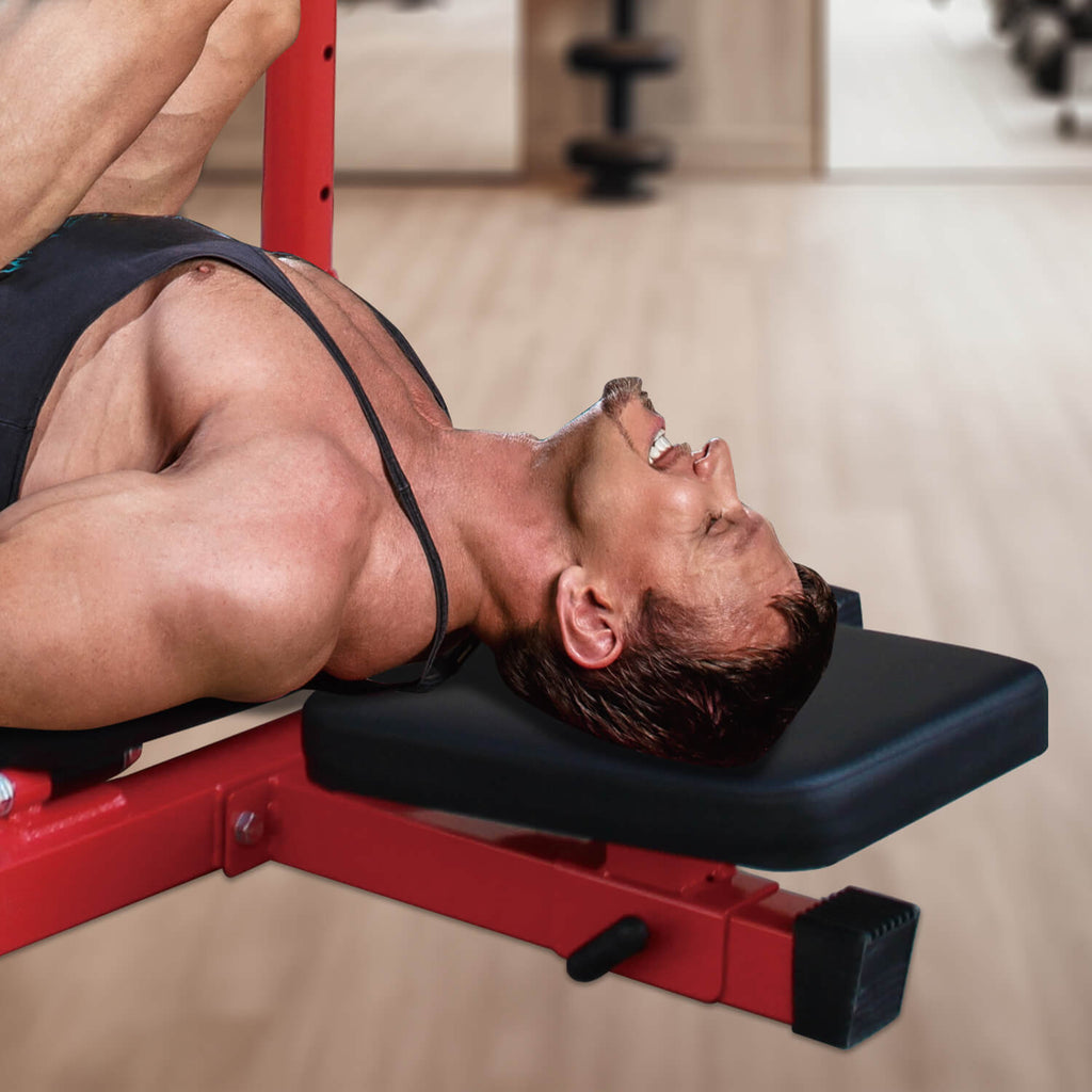 Premium Vertical Leg Press Machine With Adjustable Back And Head Rests For Home Gyms, 660LBS (SAK34819) - Saksby Wholesale - Headrest View