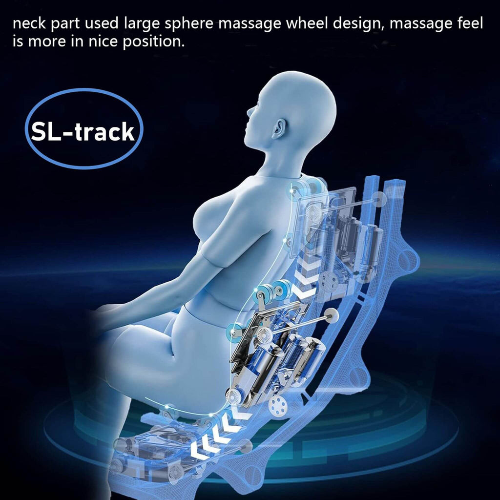 Premium Zero Gravity Full Body Multifunction Massage Chair With Auto Body Scan (SAK72182) - Saksby Wholesale - Body Position