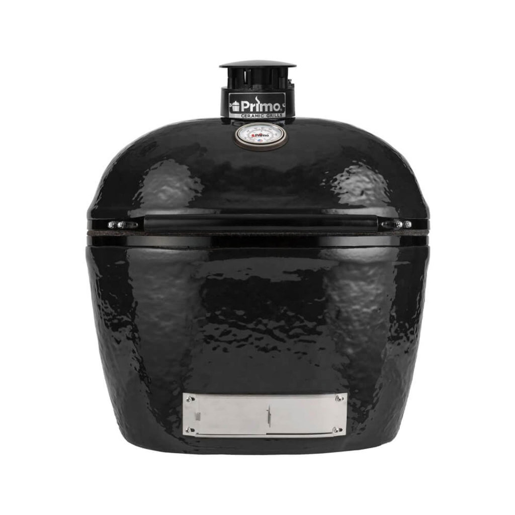 Primo Oval XL 400 Ceramic Kamado BBQ Grill W/ Stainless Steel Grates [PGCXLH] (SAK23100) SAKSBY - Front View