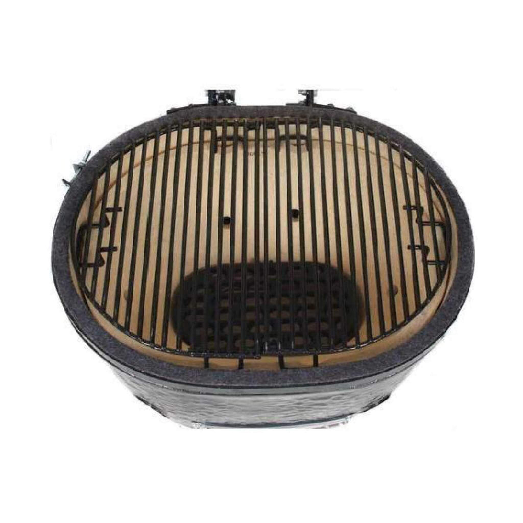 PRIMO OVAL X-Large 400 All-In-One Kamado Charcoal Grill [PGCXLC] (SAK19358) - SAKSBY