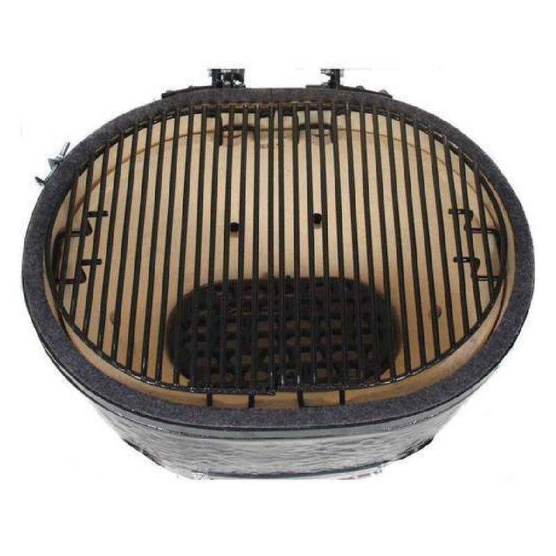 PRIMO OVAL X-Large 400 All-In-One Kamado Charcoal Grill [PGCXLC] (SAK19358) - SAKSBY