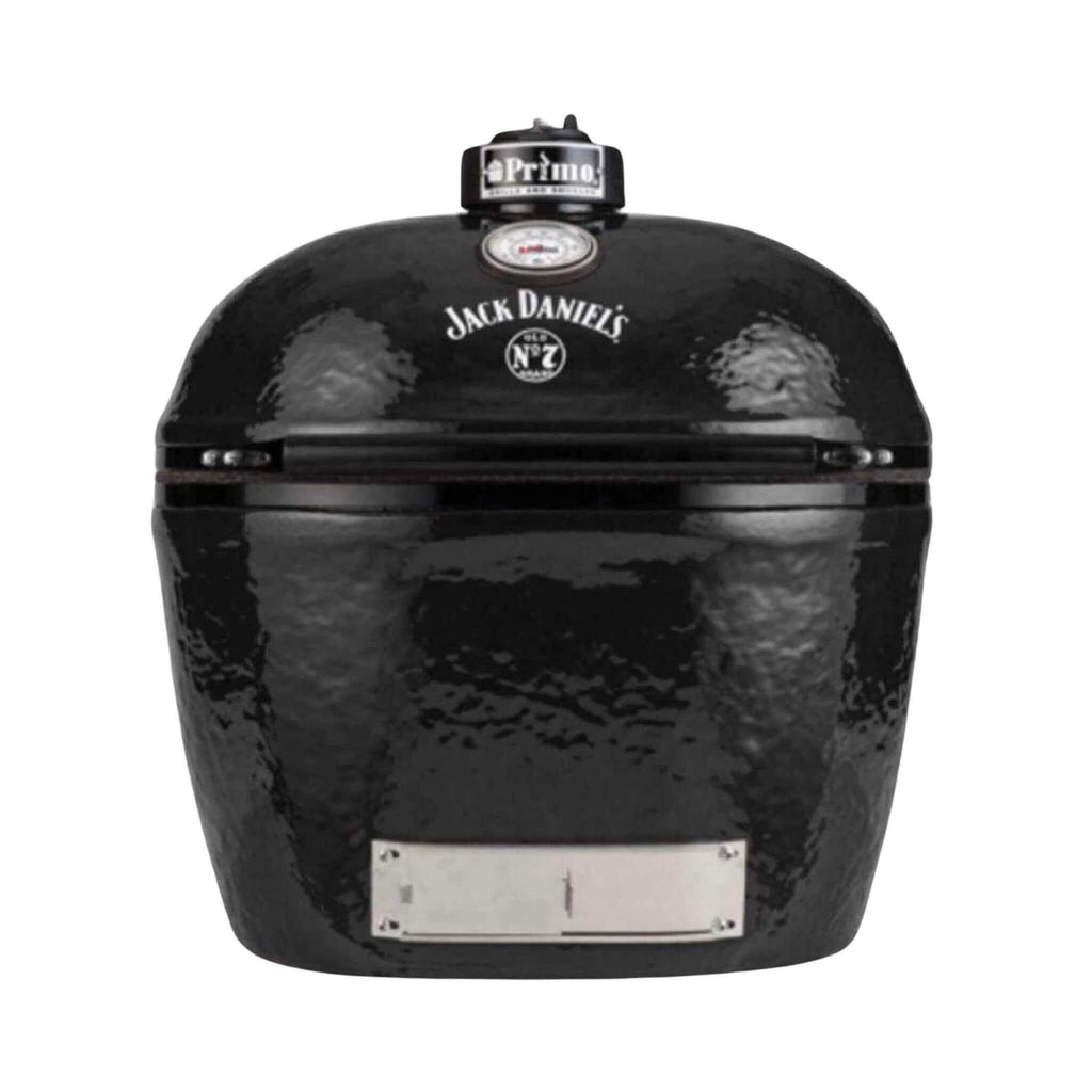 Primo Oval XXL Black Ceramic Kamado Charcoal Grill [PGCXXLH] (SAK25674) - Saksby Wholesale - Front View