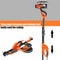 Professional Electric Drywall Ceiling Pole Sander W/ Vacuum, 750W (SAK97855) - Saksby Wholesale - Extendable View