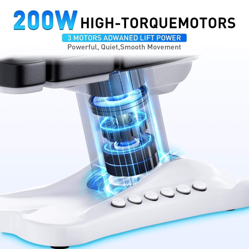 Professional Fully Electric Massage Table With Lift And Foot Pedal (SAK32659) - Saksby Wholesale - Motor Feature