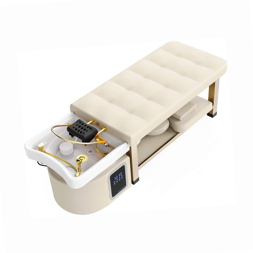 Professional Massage Table With Shampoo Basin And Water Circulation System (SAK24689) - Saksby Wholesale - Hair Washing Top View