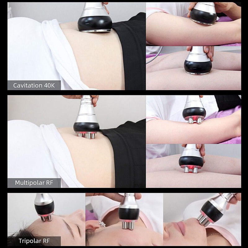 Professional Ultrasonic Cavitation RF Laser Lipo Machine -  Fat Reduction & Weight Loss (SAK95112) - Saksby Wholesale - Treatment View