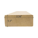 Prosaunas Alder 2x3 S4SEE SHP 4 Sides Eased Edges Sauna Bench Wood (SAK54104) - Sasksby Wholesale - Size View