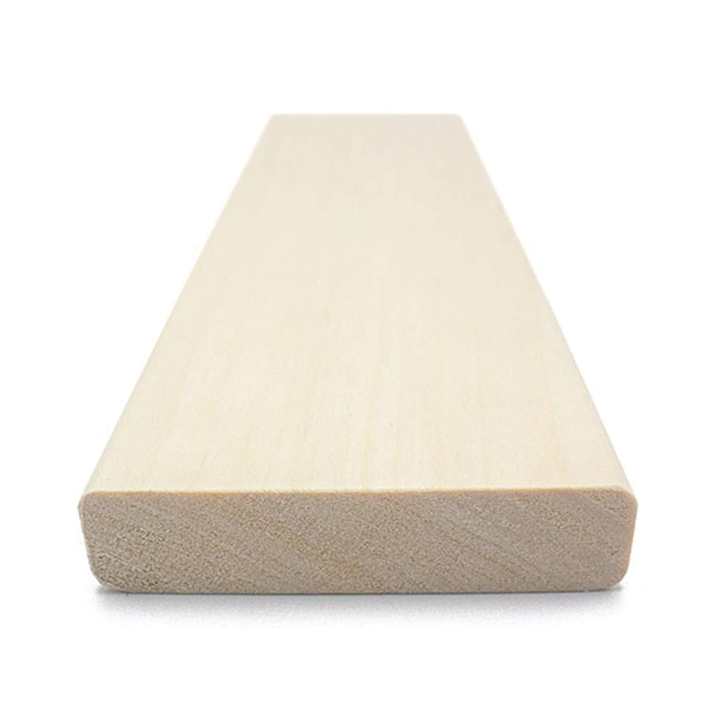 Prosaunas Aspen 1X4 S4SEE SHP Sauna Bench Wood With Smooth 4 Sides Eased Edges (SAK67392) - Saksby Wholesale - Top View Single Piece