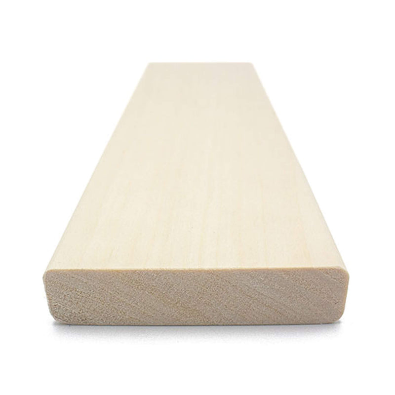 Prosaunas Aspen 1X4 S4SEE SHP Sauna Bench Wood With Smooth 4 Sides Eased Edges (SAK67392) - Saksby Wholesale - Top View Single Piece