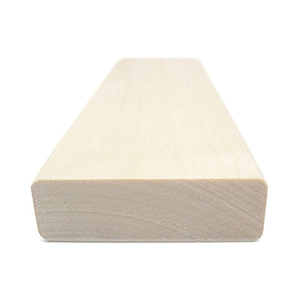 Prosaunas Aspen 2X4 S4SEE SHP Sauna Bench Wood With Smooth 4 Sides Eased Edges (SAK36780) - Saksby Wholesale - Top View Single Piece