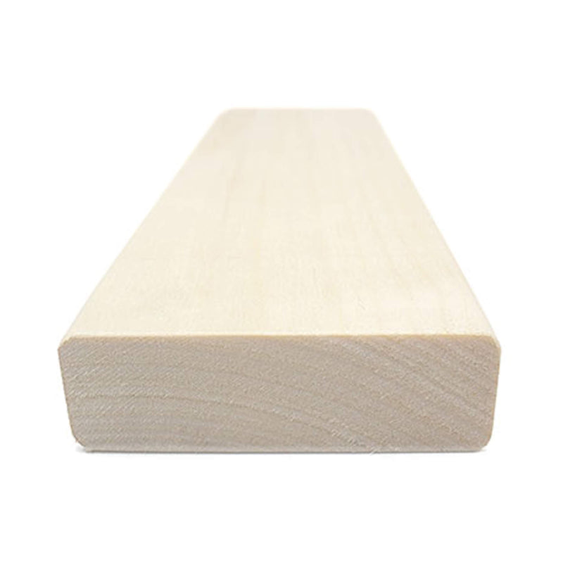 Prosaunas Aspen 2X4 S4SEE SHP Sauna Bench Wood With Smooth 4 Sides Eased Edges (SAK36780) - Saksby Wholesale - Top View Single Piece