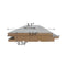 Prosaunas Aspen Midnight Black 1X4 T&G STS4 Sauna Wall Wood (SAK57186)