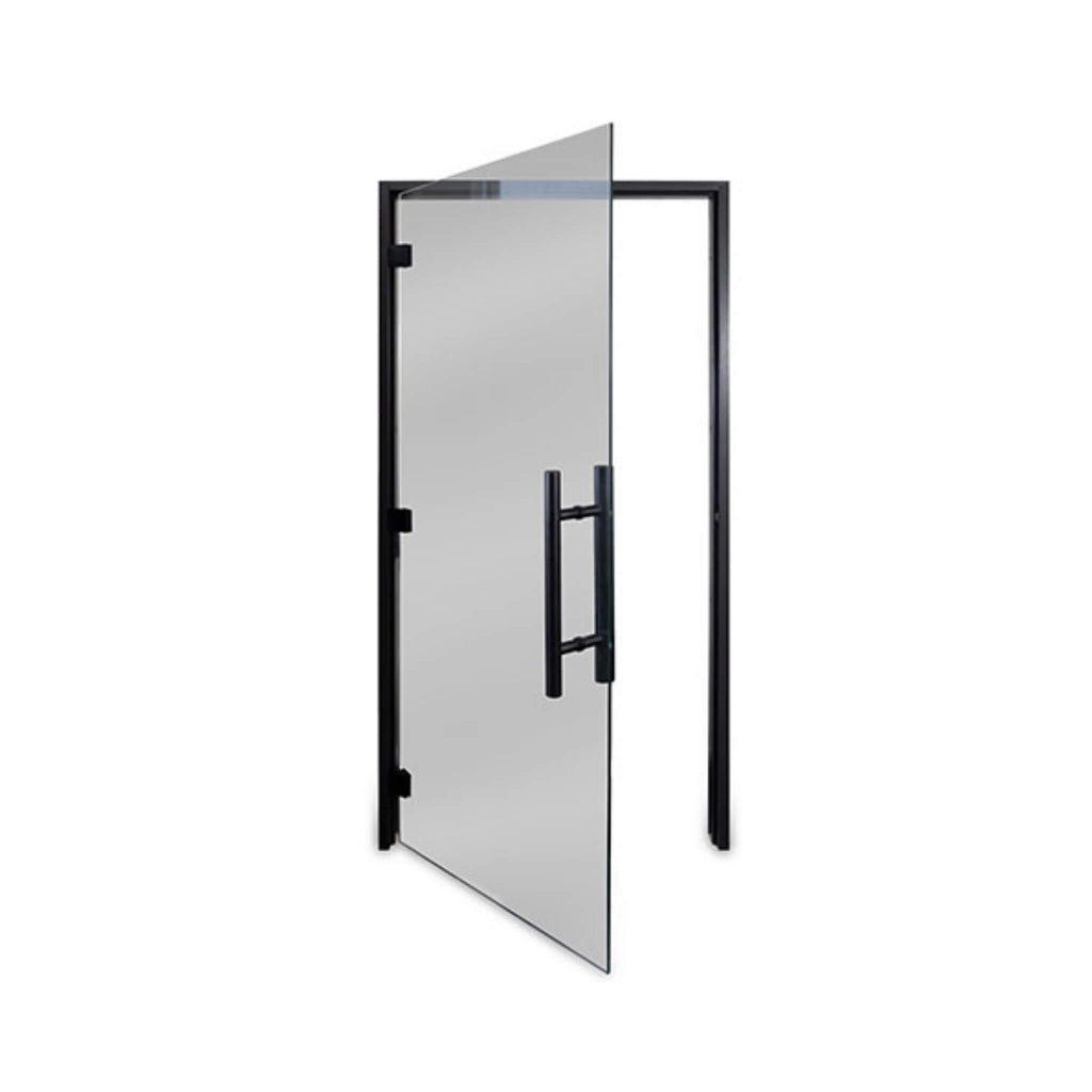 Prosaunas Black Alder Prehung ADA Tinted Glass Sauna Door, 36" X 81" (SAK19732) - Saksby Wholesale -  Back Door View