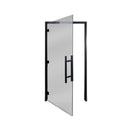 Prosaunas Black Alder Prehung ADA Tinted Glass Sauna Door, 36" X 81" (SAK19732) - Saksby Wholesale -  Back Door View
