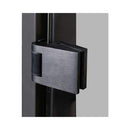 Prosaunas Black Alder Prehung ADA Tinted Glass Sauna Door, 36" X 81" (SAK19732) - Saksby Wholesale -  Door Clamp View
