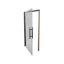 Prosaunas Black Alder Prehung ADA Tinted Glass Sauna Door, 36" X 81" (SAK19732) - Saksby Wholesale -  Door open View