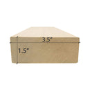 Prosaunas Cedar 2x4 VG S4SEE Vertical Grain Smooth 4 Sides Eased Edges Sauna Bench Wood [WOOD614] (SAK57421) - Saksby Wholesale - Size View