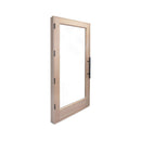 Prosaunas Douglas Fir  Hemlock Jamb Sauna Door With Dual-Pane Insulated Glass, 37.5" X 81.5" (SAK38145) - Saksby Wholesale - Right View