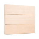 Prosaunas Hemlock 2X4 VG S4SEE Sauna Bench Wood [Untreated] (SAK29172) - Saksby Wholesale - 3 Piece Front View