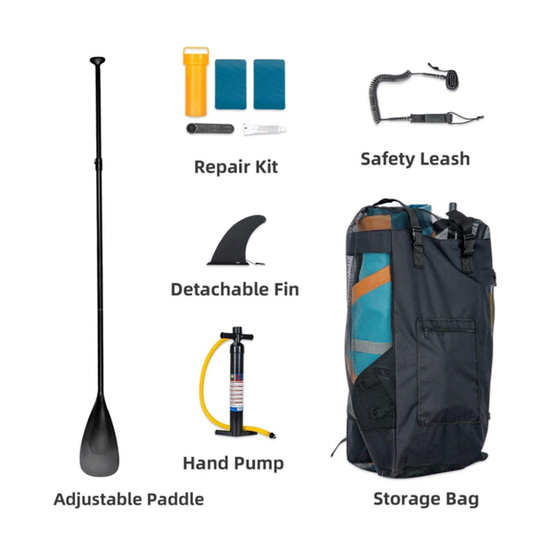 Puluomis Inflatable Stand Up Paddle Board W/ Kayak Seat, 10.6FT (SAK36811) - Saksby Wholesale - Accessories View