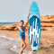 Puluomis Inflatable Stand Up Paddle Board W/ Kayak Seat, 10.6FT (SAK36811) - Saksby Wholesale - Blue Color View