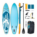 Puluomis Inflatable Stand Up Paddle Board W/ Kayak Seat, 10.6FT (SAK36811) - Saksby Wholesale - Complete Kit View