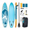 Puluomis Inflatable Stand Up Paddle Board W/ Kayak Seat, 10.6FT (SAK36811) - Saksby Wholesale - Complete Kit View