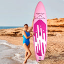 Puluomis Inflatable Stand Up Paddle Board W/ Kayak Seat, 10.6FT (SAK36811) - Saksby Wholesale - Pink Color View