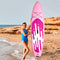 Puluomis Inflatable Stand Up Paddle Board W/ Kayak Seat, 10.6FT (SAK36811) - Saksby Wholesale - Pink Color View