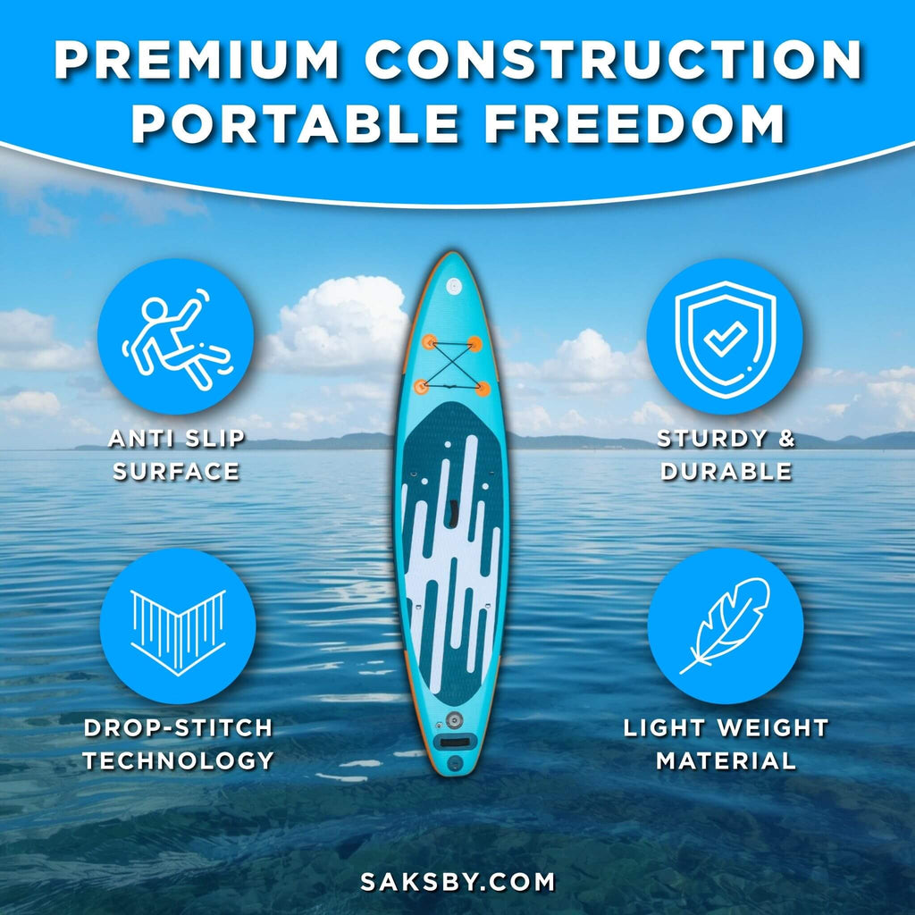 Puluomis 10.6FT Inflatable Stand Up Paddle Board W/ Kayak Seat (SAK36811) - Saksby Wholesale - Features