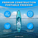 Puluomis 10.6FT Inflatable Stand Up Paddle Board W/ Kayak Seat (SAK36811) - Saksby Wholesale - Features