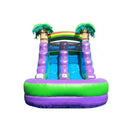 Purple Marble Inflatable Water Slide With Pool And Blower (SAK82910) - Saksby Wholesale - Front View