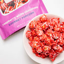 Raspberry White Chocolate Popcorn (SAK72106) - Saksby Wholesale - In A Bowl