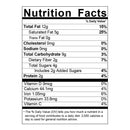 Reelfruit  - Saksby Wholesale - Nutrition Facts