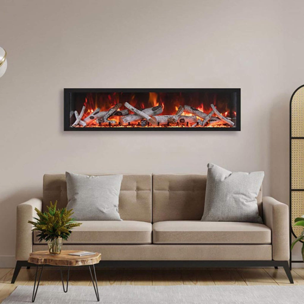 REMII EXTRA TALL 55" Electric Fireplace With Remote Control [102755-XT] (SAK25578) - Living Area View