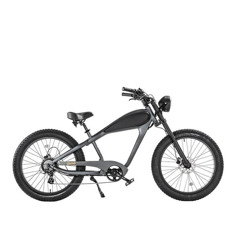 REVI BIKES Cheetah Cafe Racer 48V/13Ah 750W Fat Tire All Terrain Ebike, 26'' (92636974)