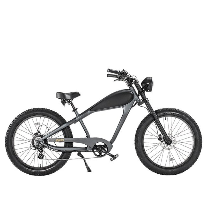 REVI BIKES Cheetah Cafe Racer 48V/13Ah 750W Fat Tire All Terrain Ebike, 26'' (92636974)